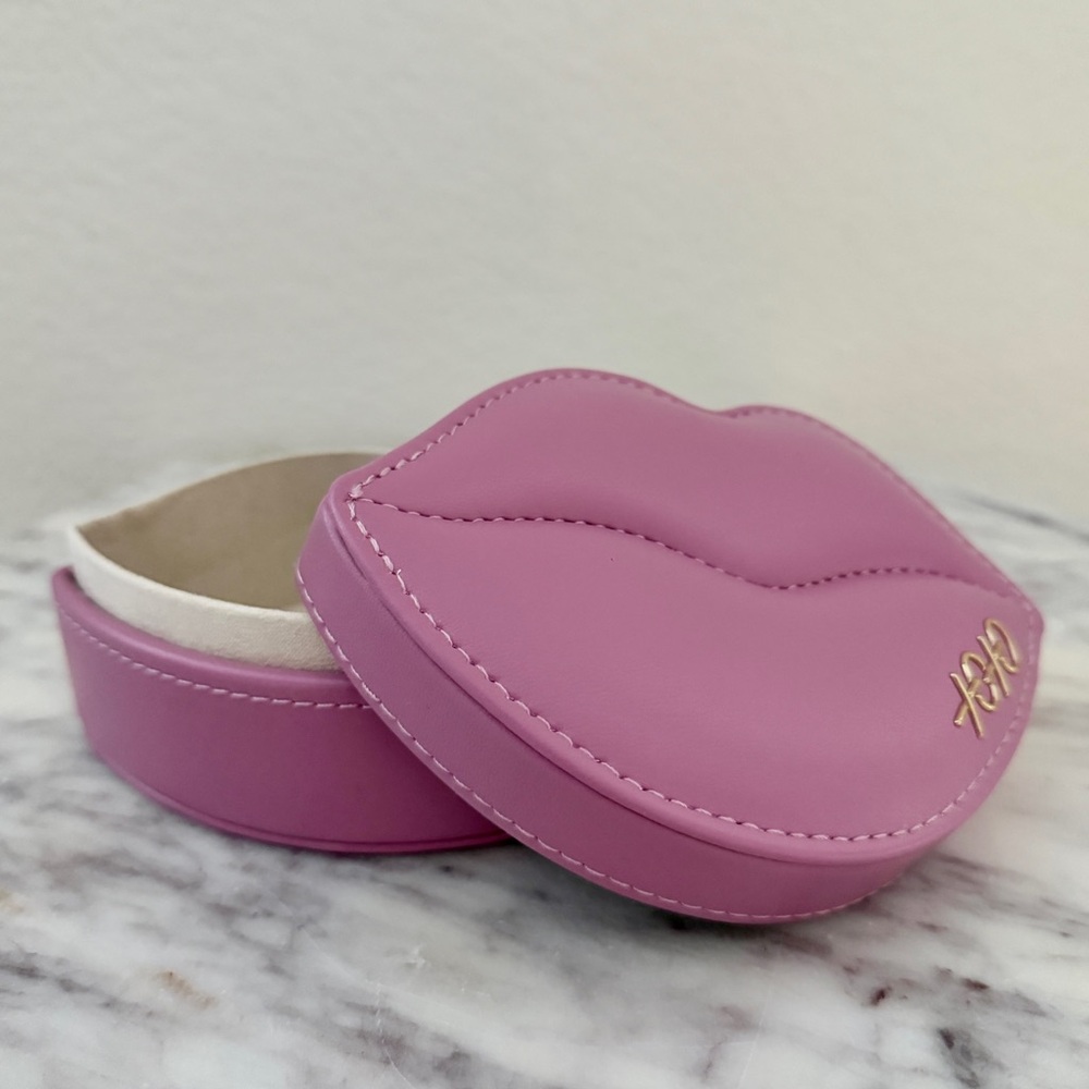 💋 Kendra Scott Pink Lips Shape Trinket Stash Jewelry Box